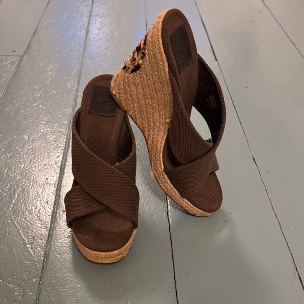 Brown Wedge Sandals